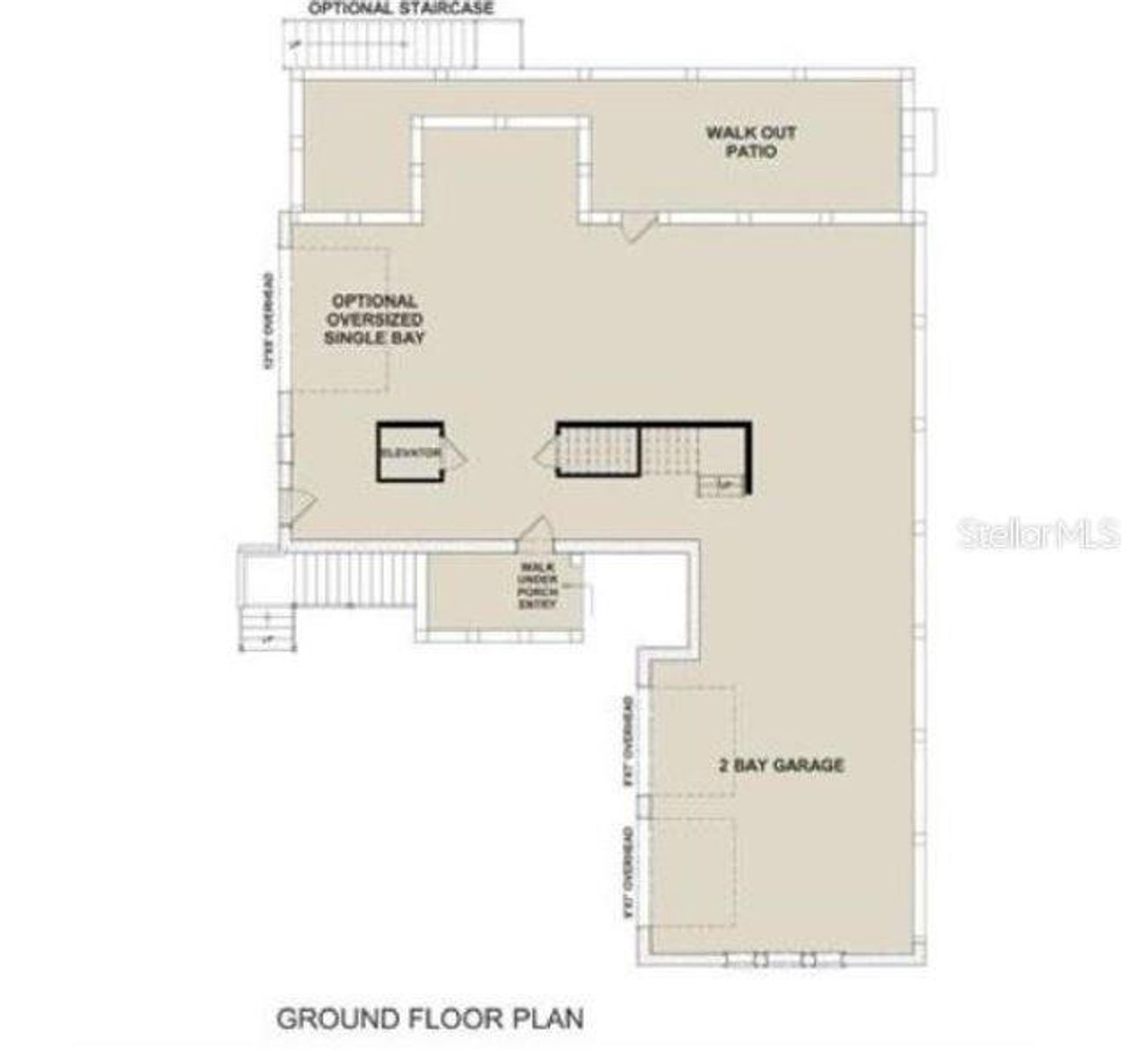 2D floor plan layout of this home in , St. Petersburg, FL (Image 2).
