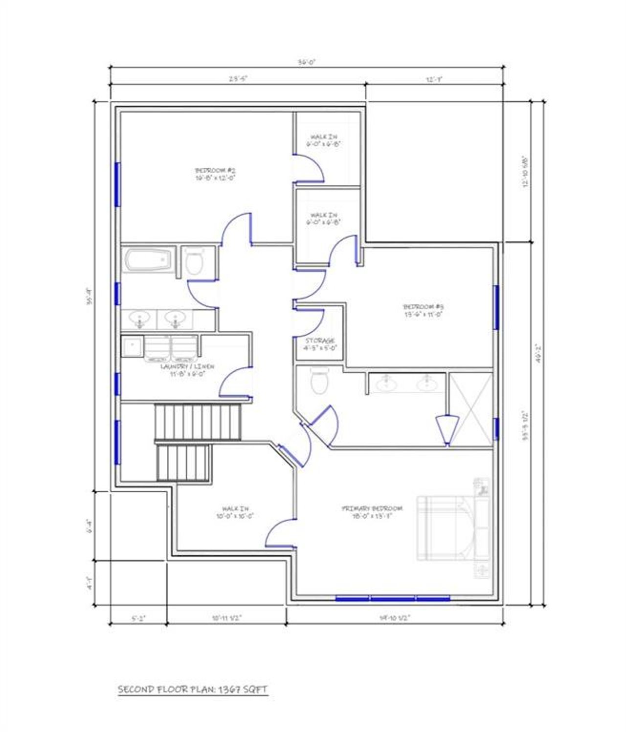 2D floor plan layout of this home in , Flowery Branch, GA (Image 2).