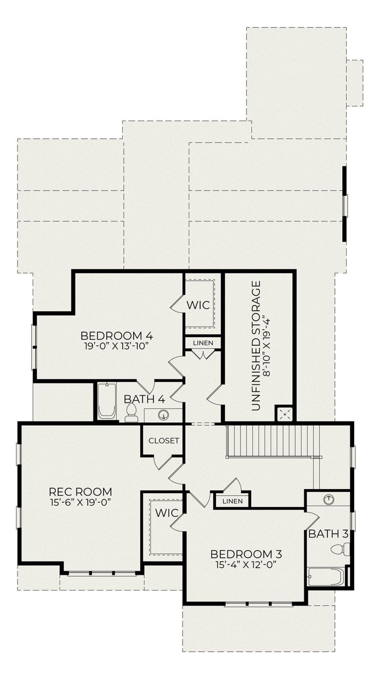 2D floor plan layout of this home in Raleigh Proper, Raleigh, NC (Image 2).