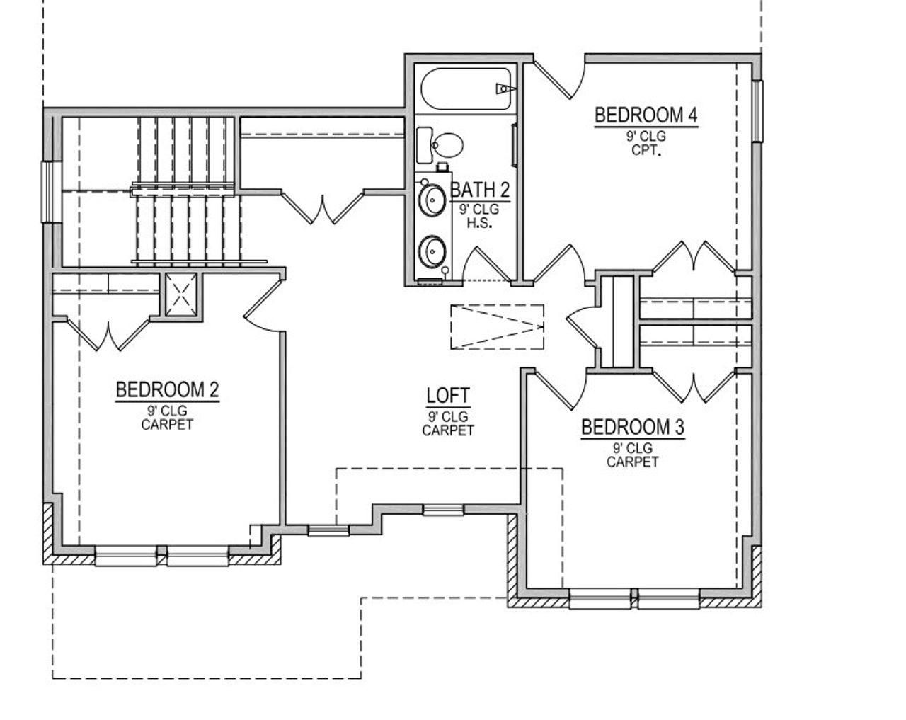 2D floor plan layout of this home in Bricewood, Helotes, TX (Image 2). 2D floor plan layout of this home in Bricewood, Helotes, TX (Image 2).