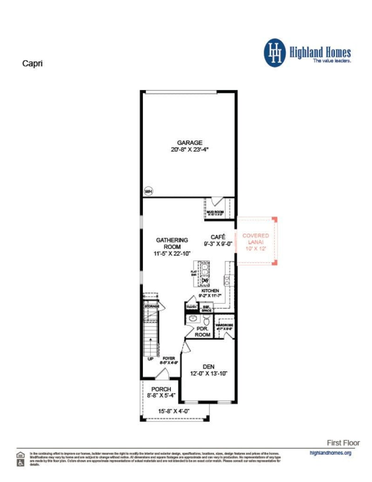 Capri - First Floor