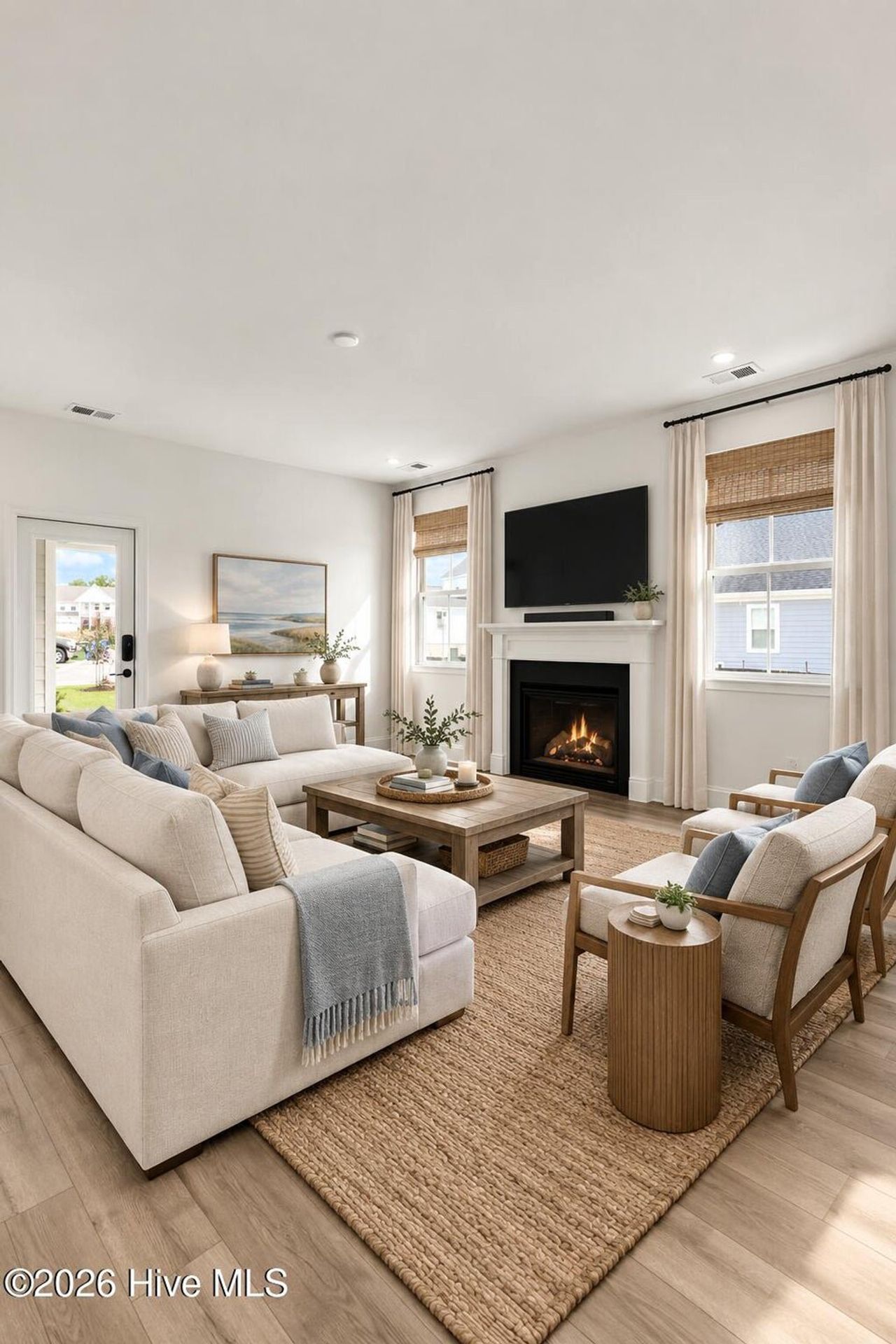 Furnished interior view inside a new home in Riverlights, Wilmington (Image 2).