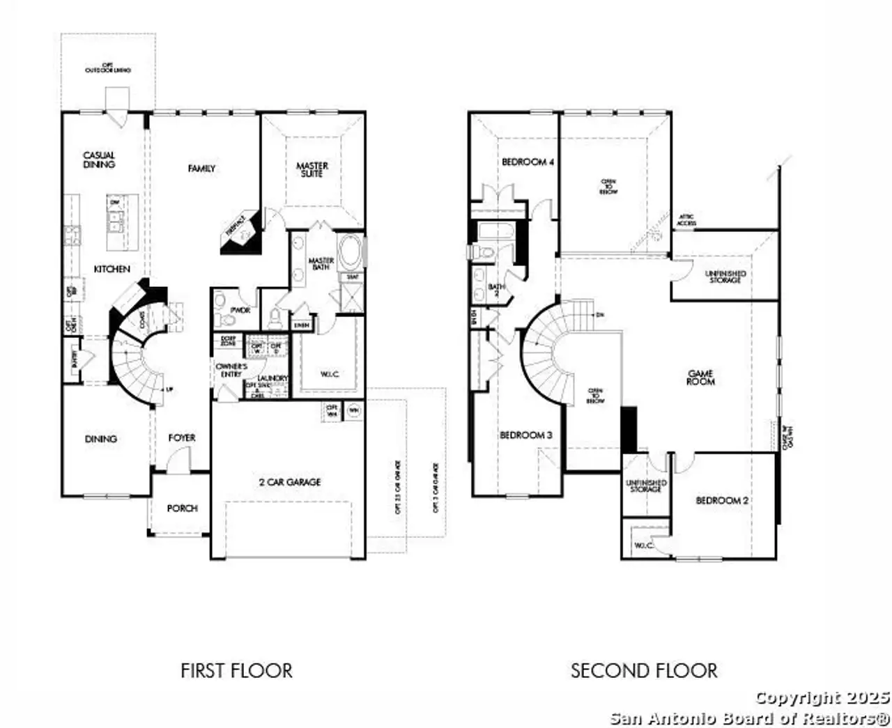 2D floor plan layout of this home in , San Antonio, TX (Image 2). 2D floor plan layout of this home in , San Antonio, TX (Image 2).