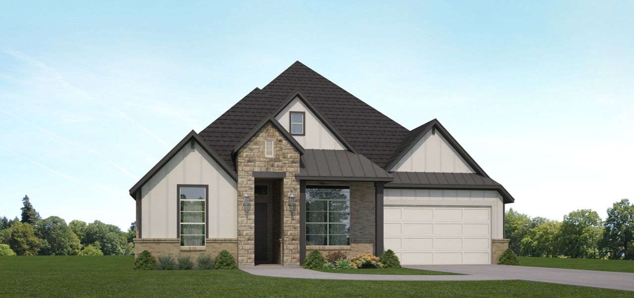 Representative exterior photo of a completed home built from the Meyer by Our Country Homes in Settlers Glen, New Fairview, TX (Image 2).