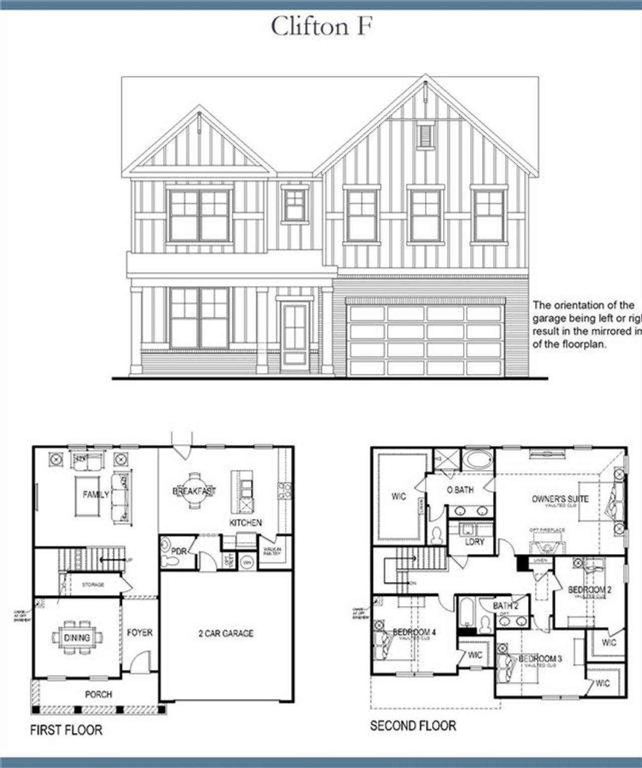 2D floor plan layout of this home in Whisper Creek, Atlanta, GA (Image 2). 2D floor plan layout of this home in Whisper Creek, Atlanta, GA (Image 2).