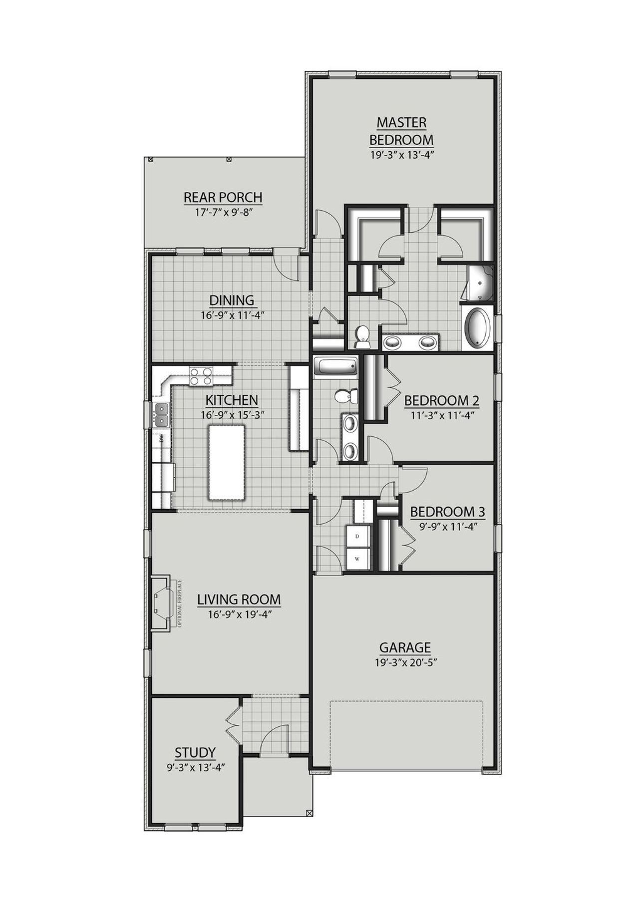 Image 2 representing the Birch III G by DSLD Homes in Emberly 55, Beasley, TX.