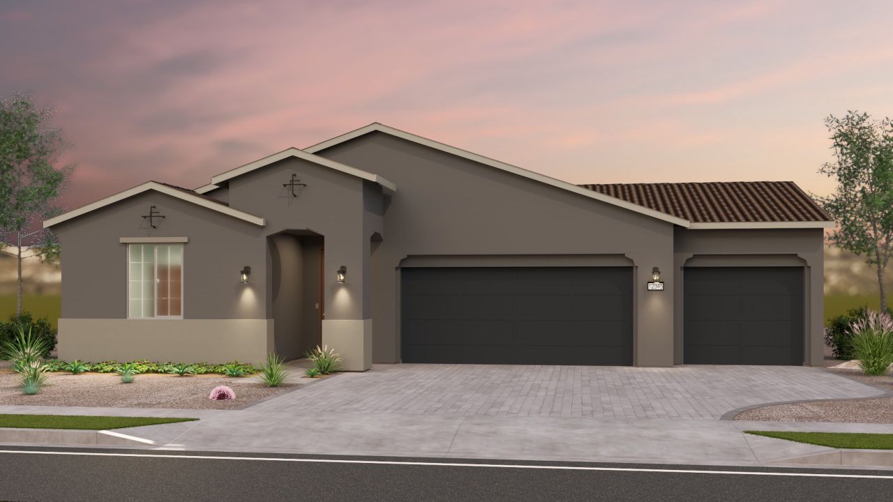 Representative exterior photo of a completed home built from the Ironwood by Brookfield Residential in Alamar, Avondale, AZ (Image 2).