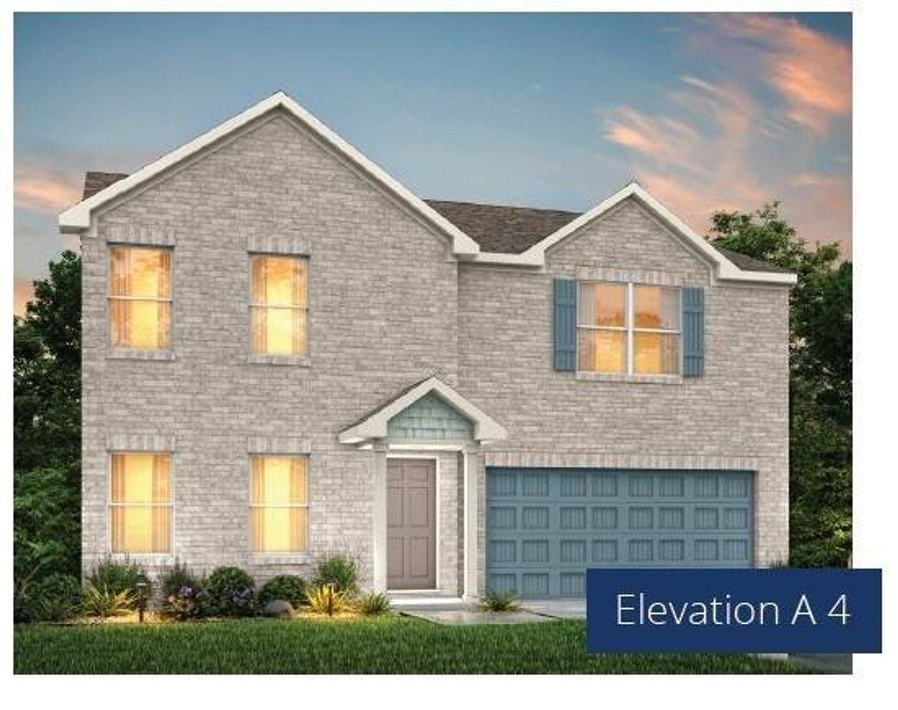 View of front of house featuring an attached garage, concrete driveway, and brick siding View of front of house featuring an attached garage, concrete driveway, and brick siding