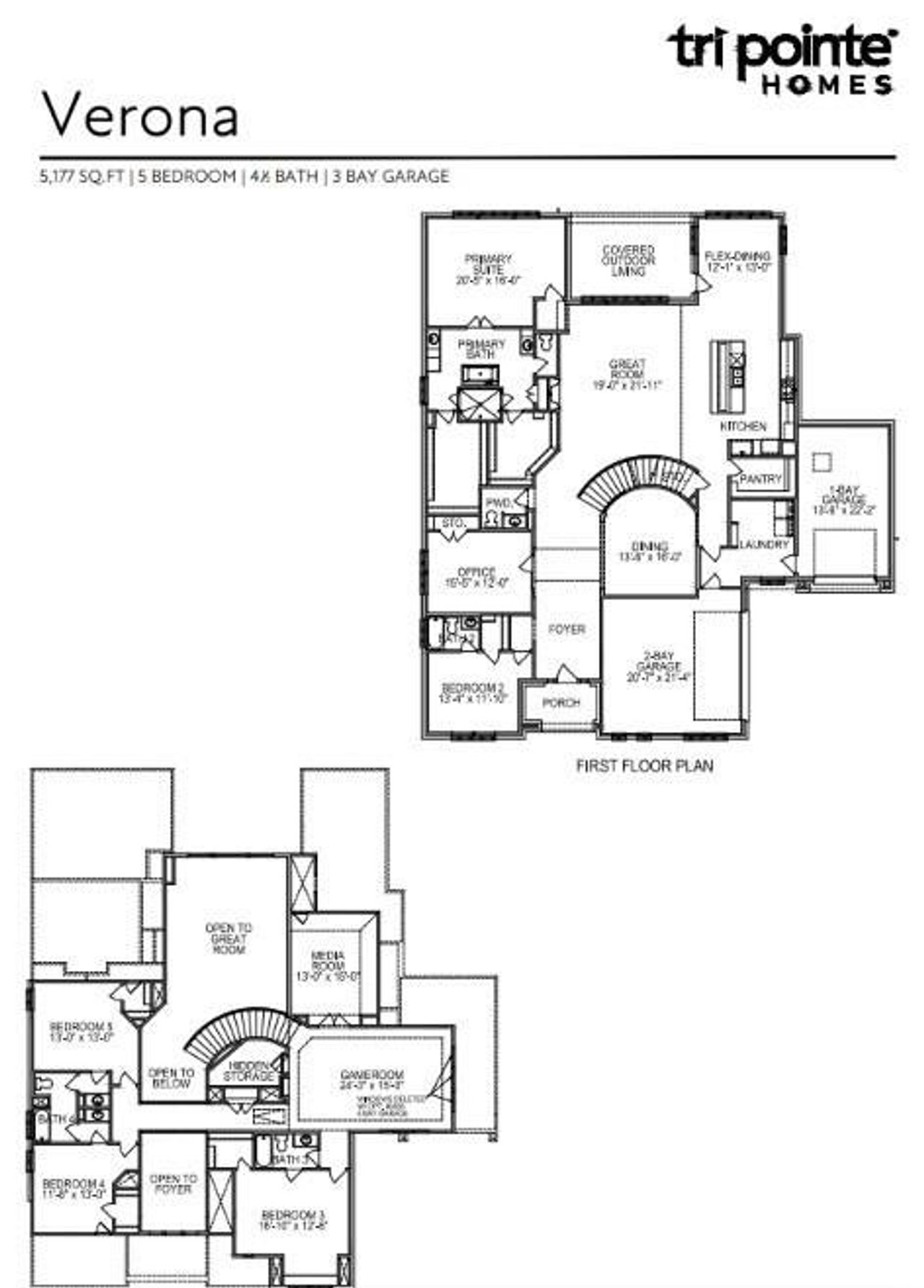 2D floor plan layout of this home in Woodson’s Reserve 80′, Spring, TX (Image 2). 2D floor plan layout of this home in Woodson’s Reserve 80′, Spring, TX (Image 2).