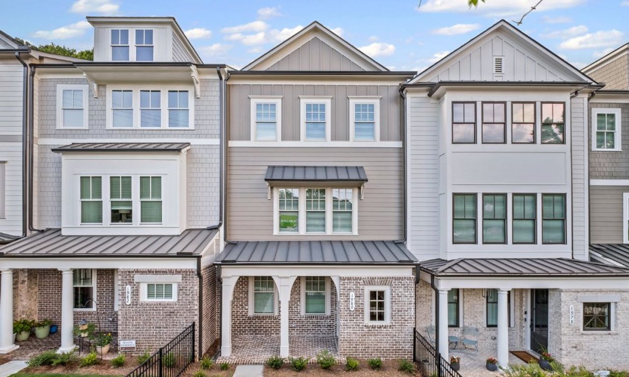 Representative exterior photo of a completed home built from the The Kensington by JW Collection in Devin's Shire, Kennesaw, GA (Image 2).