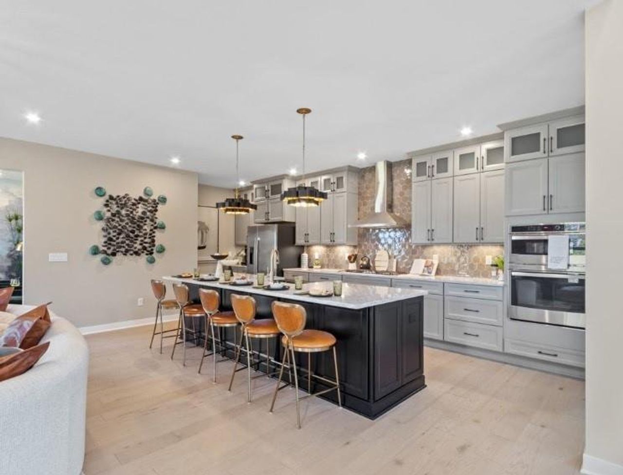 Furnished interior view inside a new home in Woodberry, Canton (Image 2).