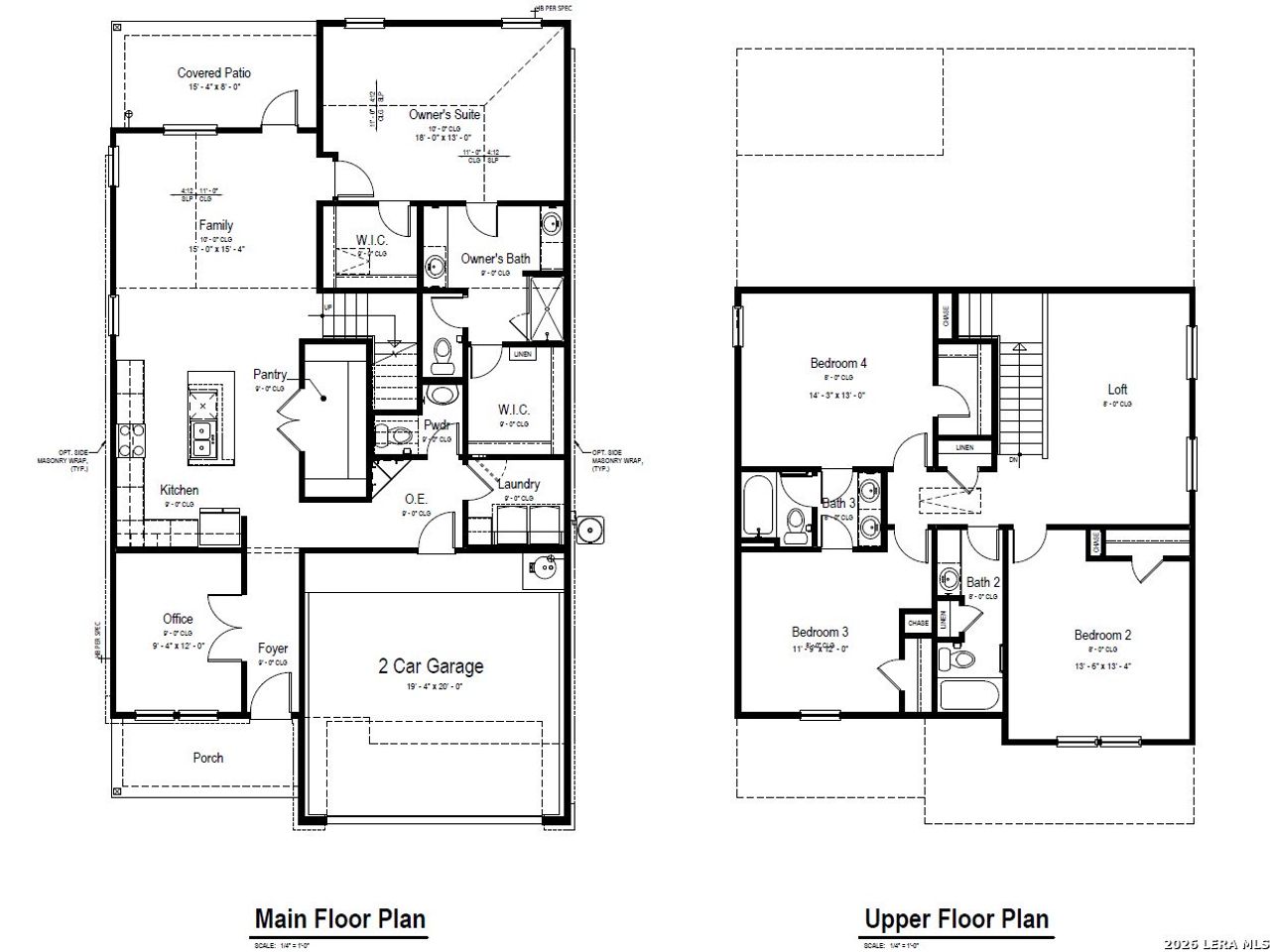 2D floor plan layout of this home in Weston Oaks, San Antonio, TX (Image 2).