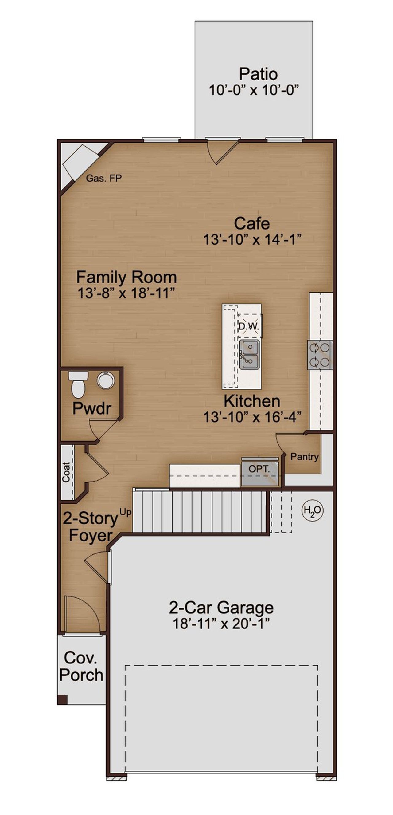 2D floor plan layout of this home in Somerset at Riverbrook, Gainesville, GA (Image 2). 2D floor plan layout of this home in Somerset at Riverbrook, Gainesville, GA (Image 2).