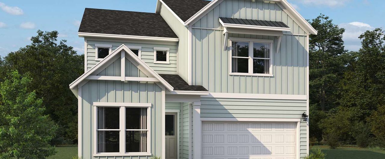 Representative exterior photo of a completed home built from the Sedona - Waterway by Ashton Woods in Blue Heron Retreat, Little River, SC (Image 2).