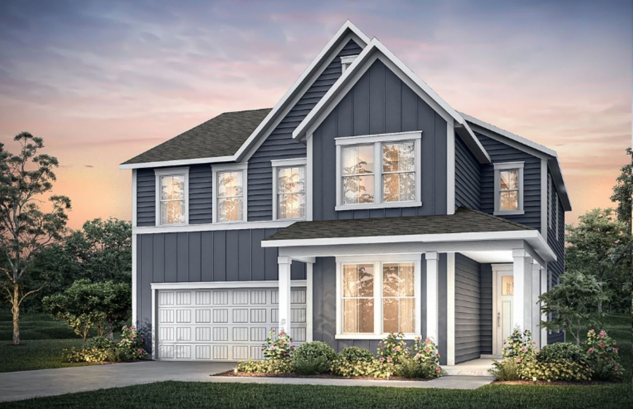 Representative exterior photo of a completed home built from the Tartan by Pulte Homes in Glenview Farms, Murfreesboro, TN (Image 2). Representative exterior photo of a completed home built from the Tartan by Pulte Homes in Glenview Farms, Murfreesboro, TN (Image 2).