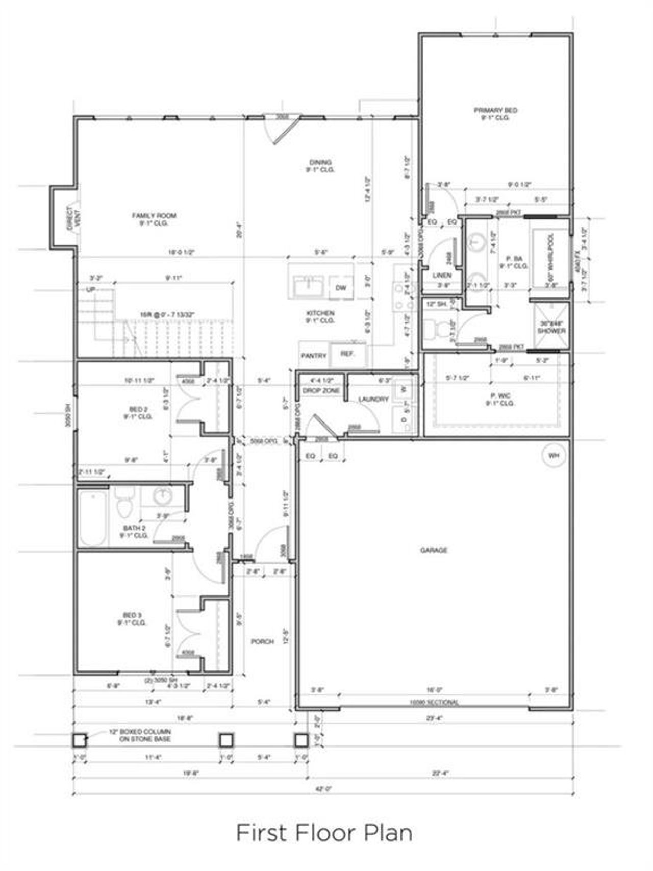 2D floor plan layout of this home in , Bremen, GA (Image 2).
