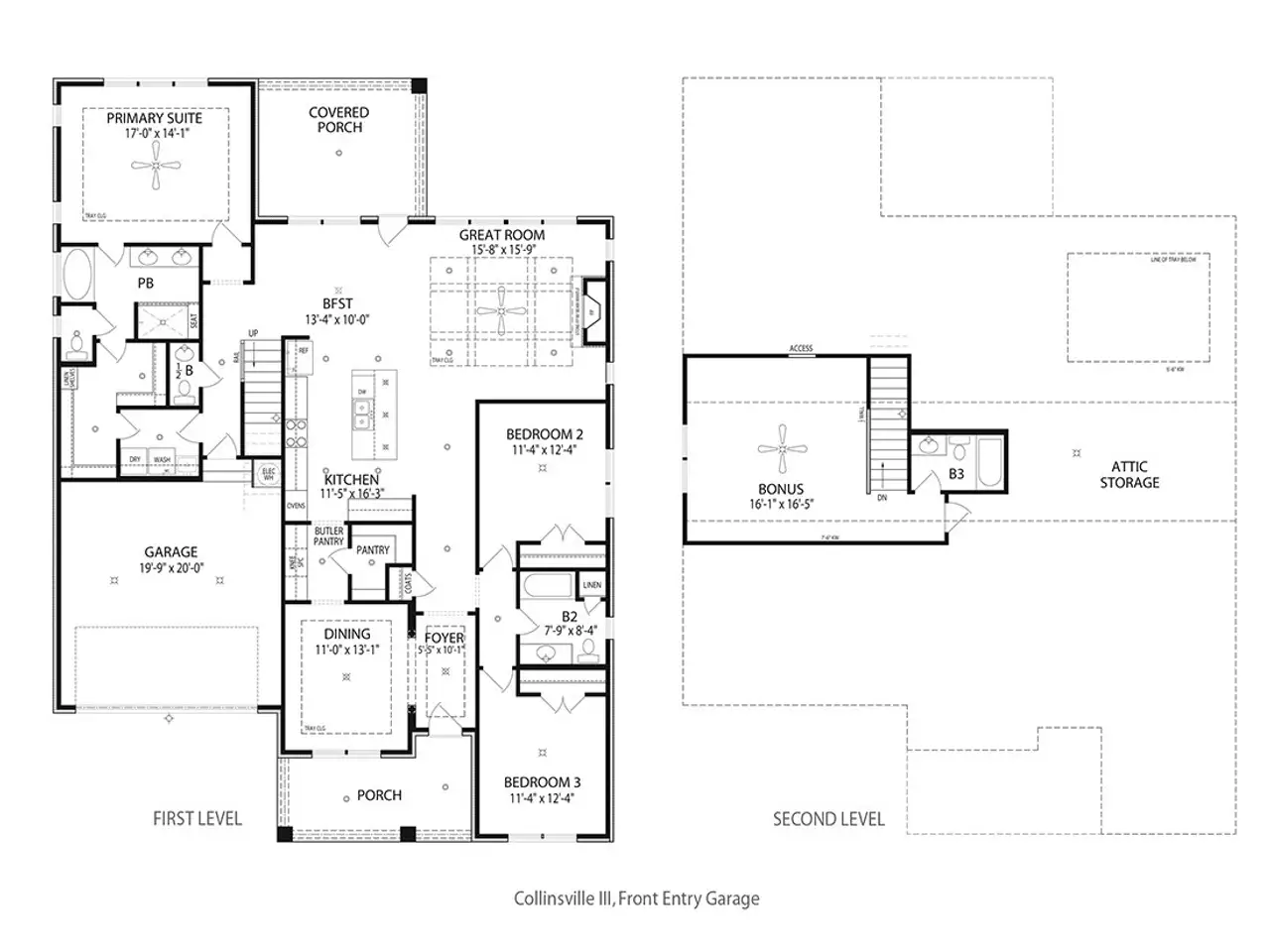 3326 Headwaters Dr., Spring Hill, TN  • Floor plan