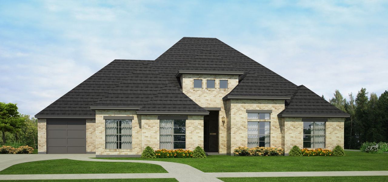Representative exterior photo of a completed home built from the Presley by Our Country Homes in Montclair, Lucas, TX (Image 2).