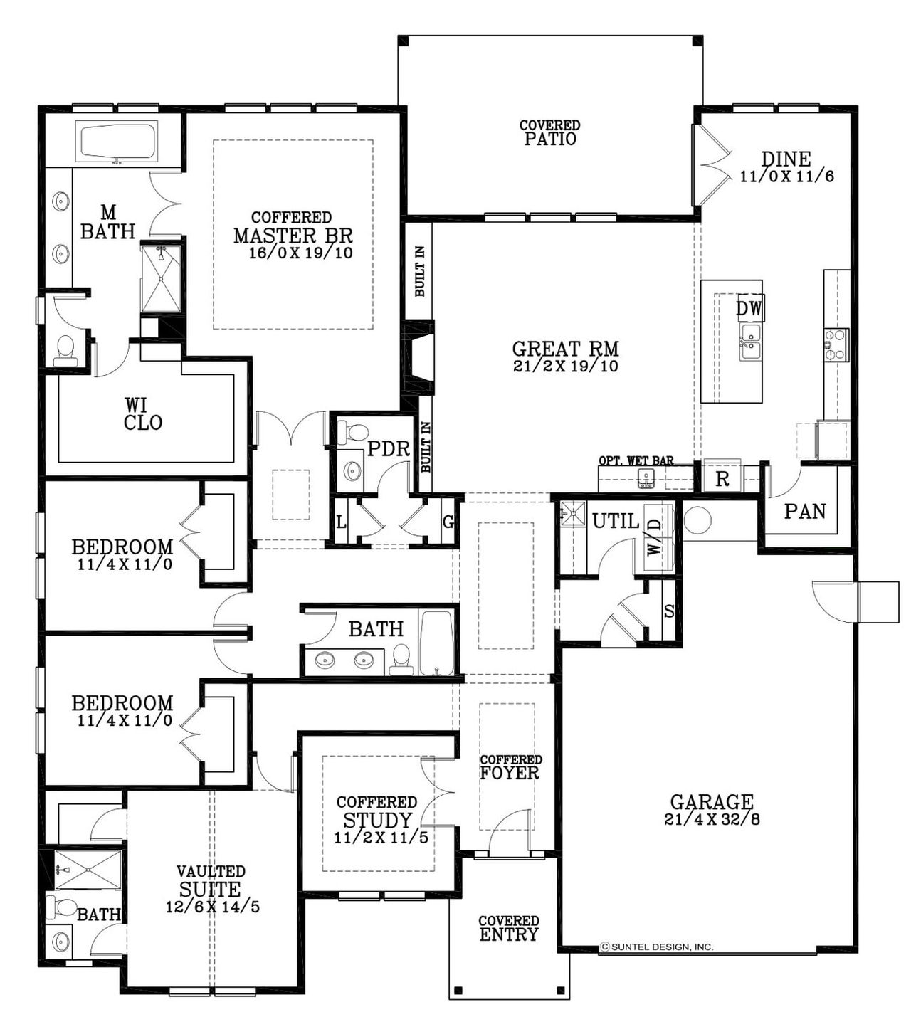 2D floor plan layout for the Thomasville by National Homebuilders in Blue Heron Estates, Mont Belvieu, TX (Image 2). 2D floor plan layout for the Thomasville by National Homebuilders in Blue Heron Estates, Mont Belvieu, TX (Image 2).