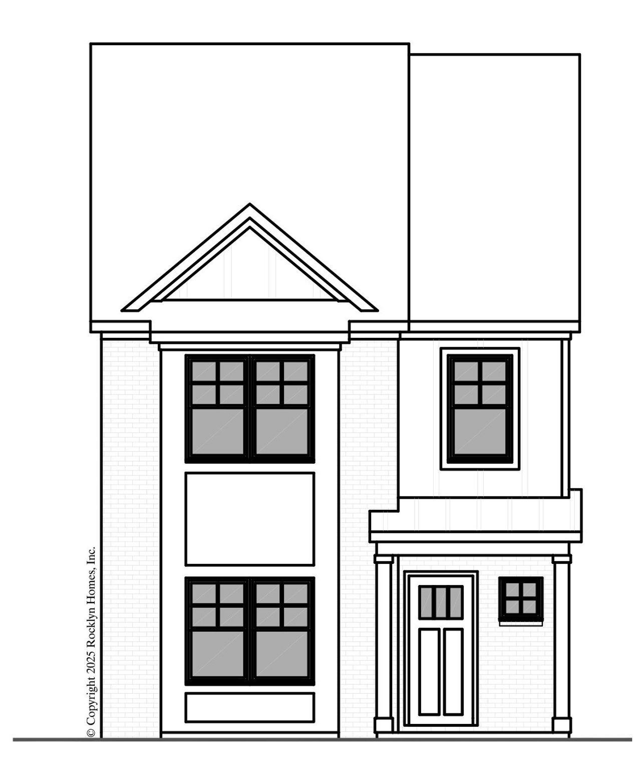 Representative rendering of the exterior for the Evergreen by Rocklyn Homes (Image 2).