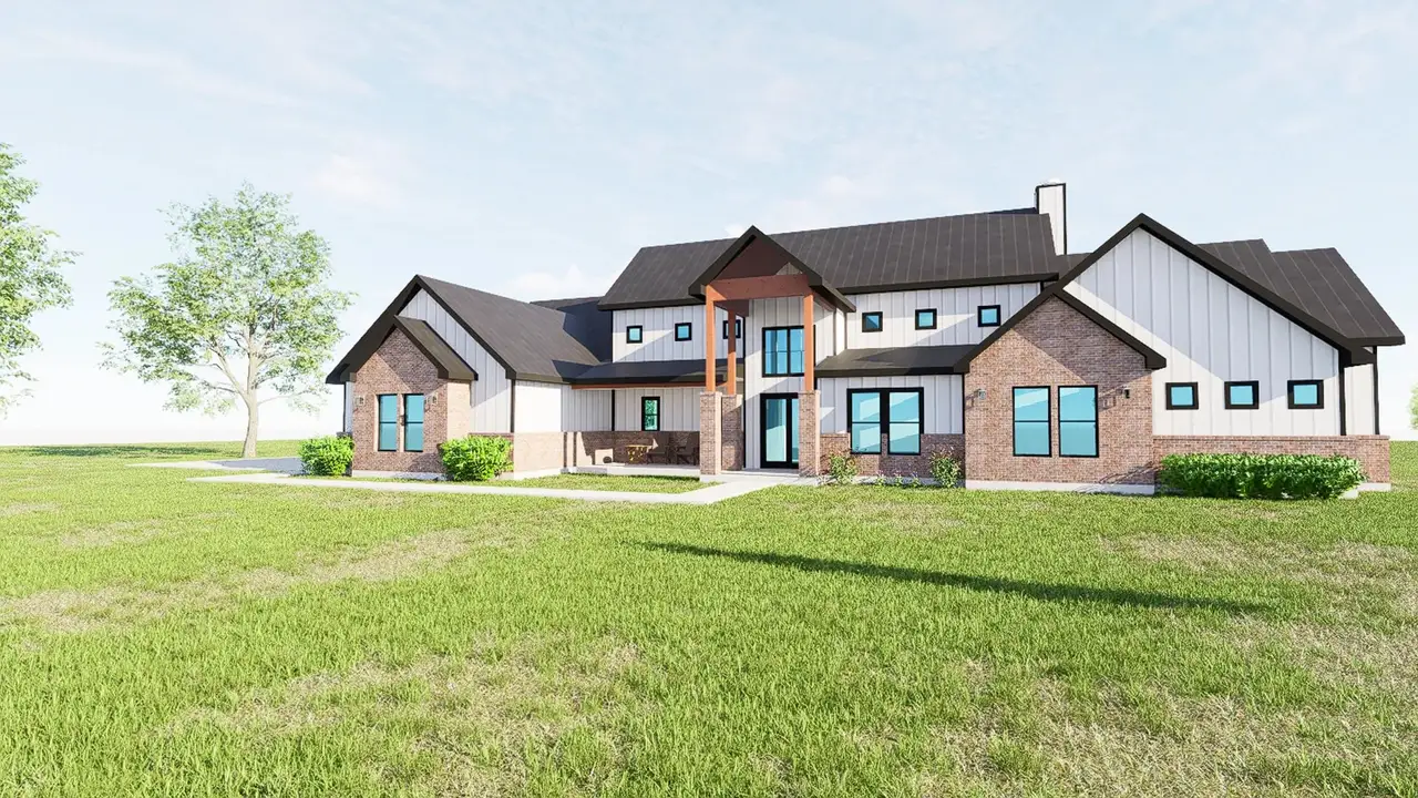 Front exterior of a home in the Kiolbassa Estates community, located in St. Hedwig, TX (Image 2).