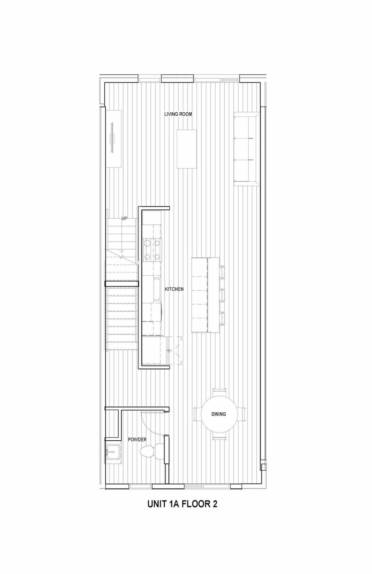 2D floor plan layout for the 1A by JackBilt Development in Madison Park South, Atlanta, GA (Image 2). 2D floor plan layout for the 1A by JackBilt Development in Madison Park South, Atlanta, GA (Image 2).