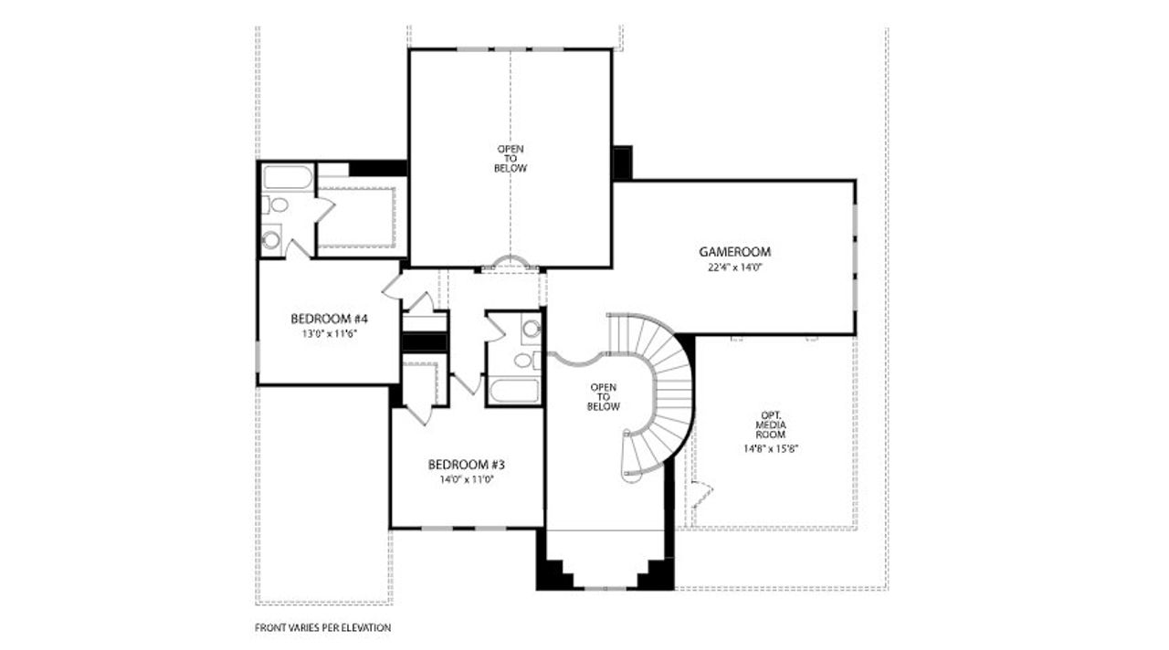 2D floor plan layout of this home in Trophy Club, Trophy Club, TX (Image 2). 2D floor plan layout of this home in Trophy Club, Trophy Club, TX (Image 2).
