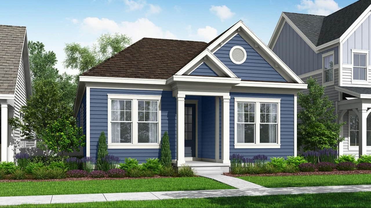 Representative exterior photo of a completed home built from the Dillon by Brightland Homes in Westerly, Erie, CO (Image 2).