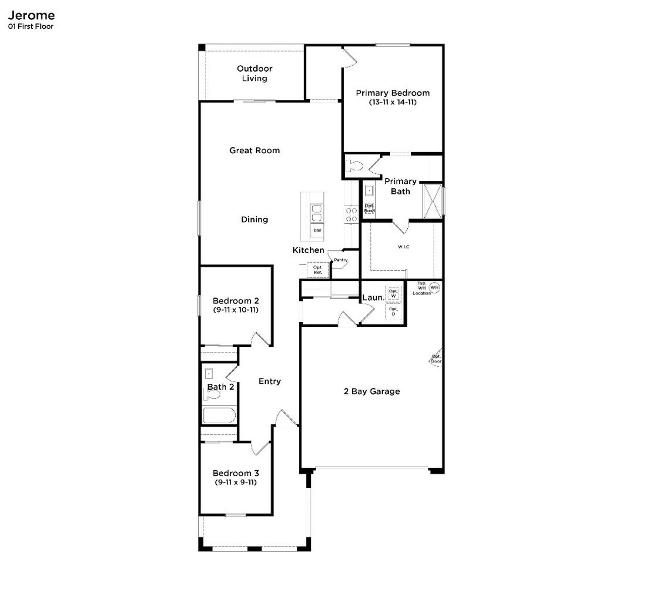 2D floor plan layout of this home in Magma Ranch, Florence, AZ (Image 2). 2D floor plan layout of this home in Magma Ranch, Florence, AZ (Image 2).