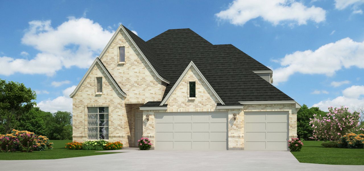 Representative exterior photo of a completed home built from the Marietta by Our Country Homes in Lakes of River Trails, Richland Hills, TX (Image 2).
