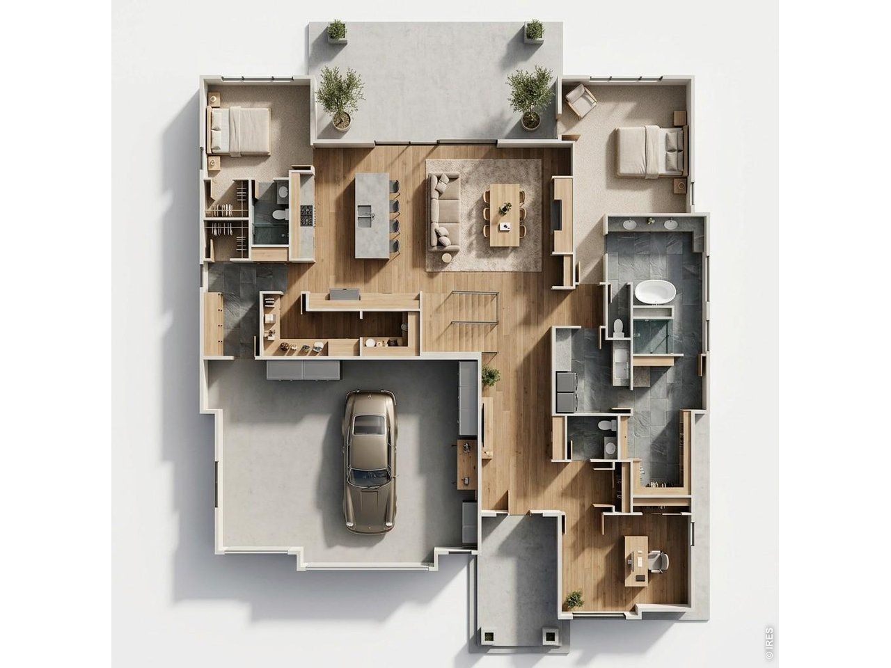 2D floor plan layout of this home in , Arvada, CO (Image 2).