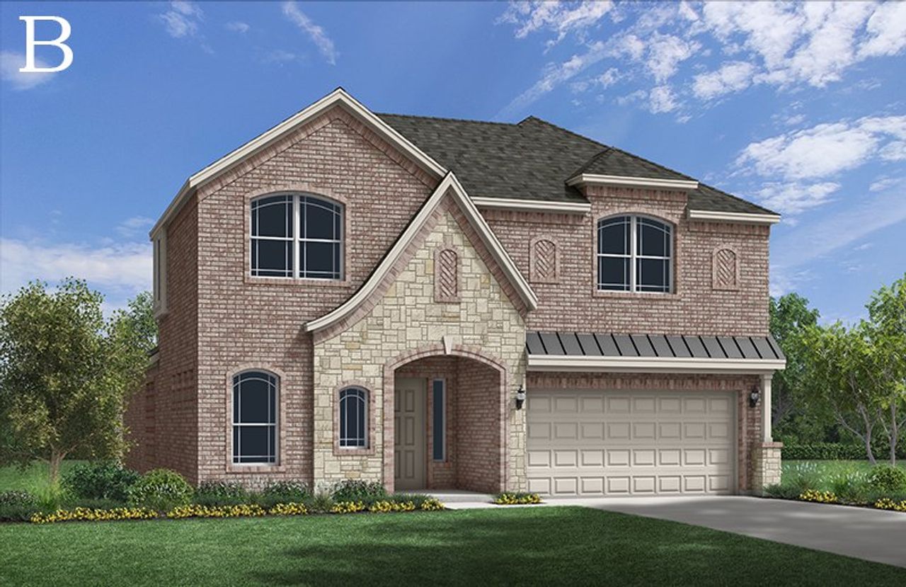 Representative exterior photo of a completed home built from the Sherman by Windsor Homes in Anna Town Square – Ph 8, Anna, TX (Image 2). Representative exterior photo of a completed home built from the Sherman by Windsor Homes in Anna Town Square – Ph 8, Anna, TX (Image 2).