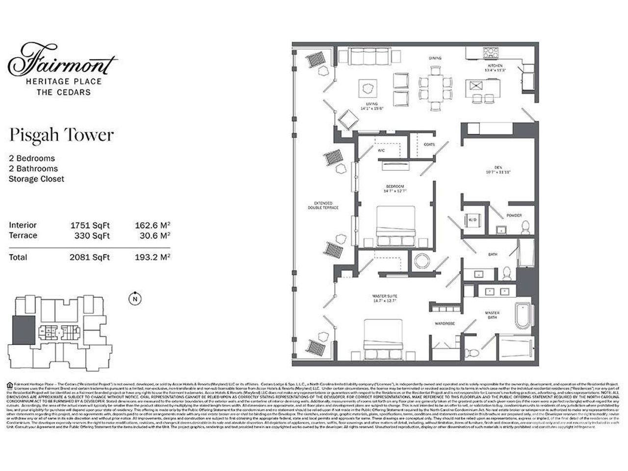 2D floor plan layout of this home in , Hendersonville, NC (Image 2).