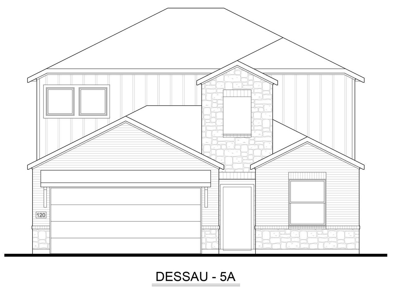 Representative rendering of the exterior for the Dessau by Taylor Morrison (Image 2).