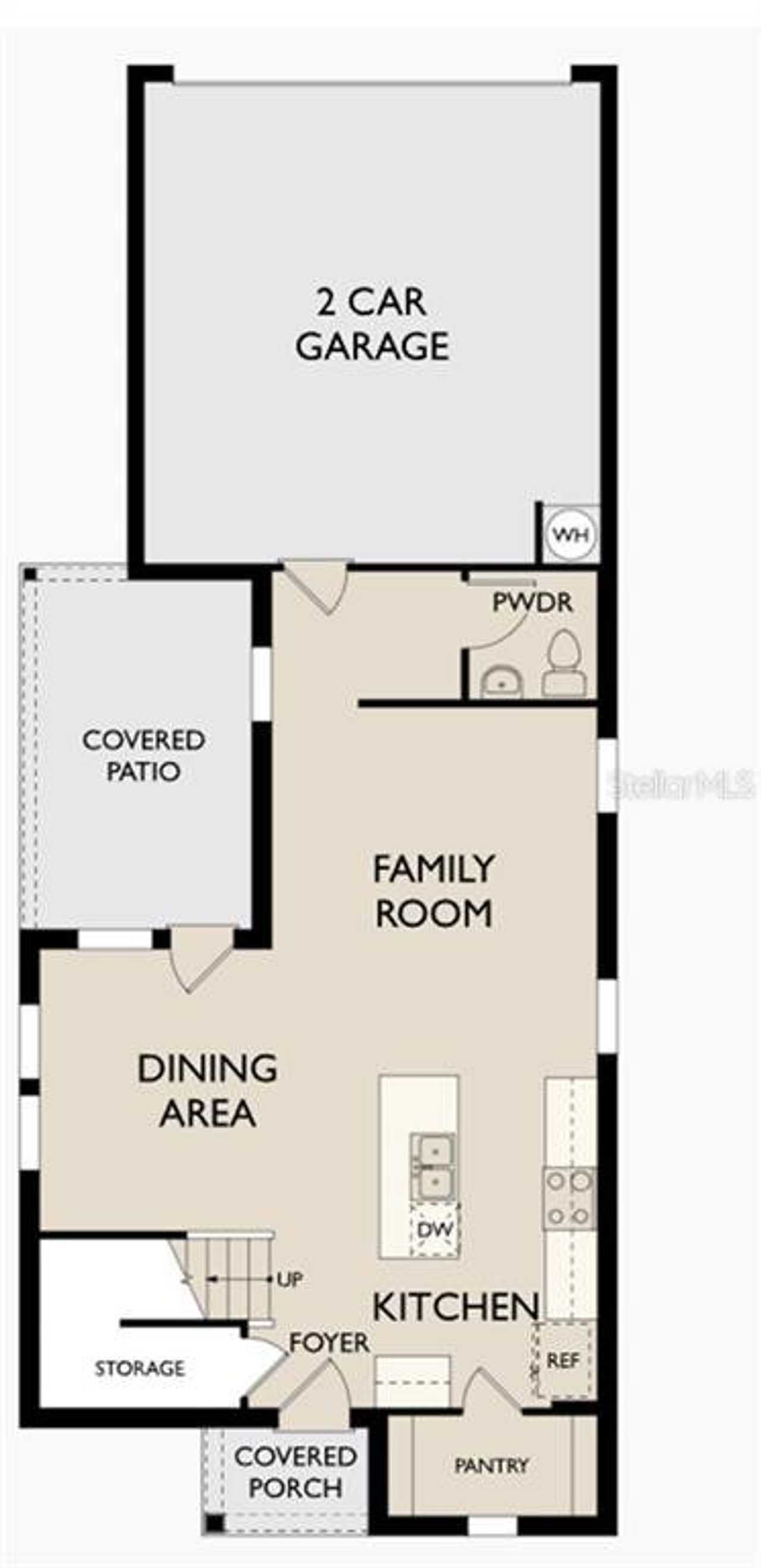 2D floor plan layout of this home in Hawks Run, Kissimmee, FL (Image 2). 2D floor plan layout of this home in Hawks Run, Kissimmee, FL (Image 2).