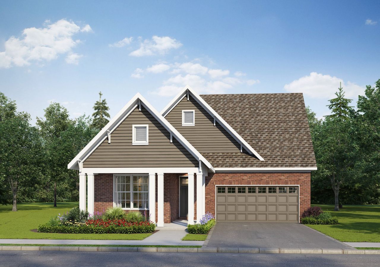 Representative exterior photo of a completed home built from the Kensley 55+ by Grant & Co in White Oak, Arlington, TN (Image 2).