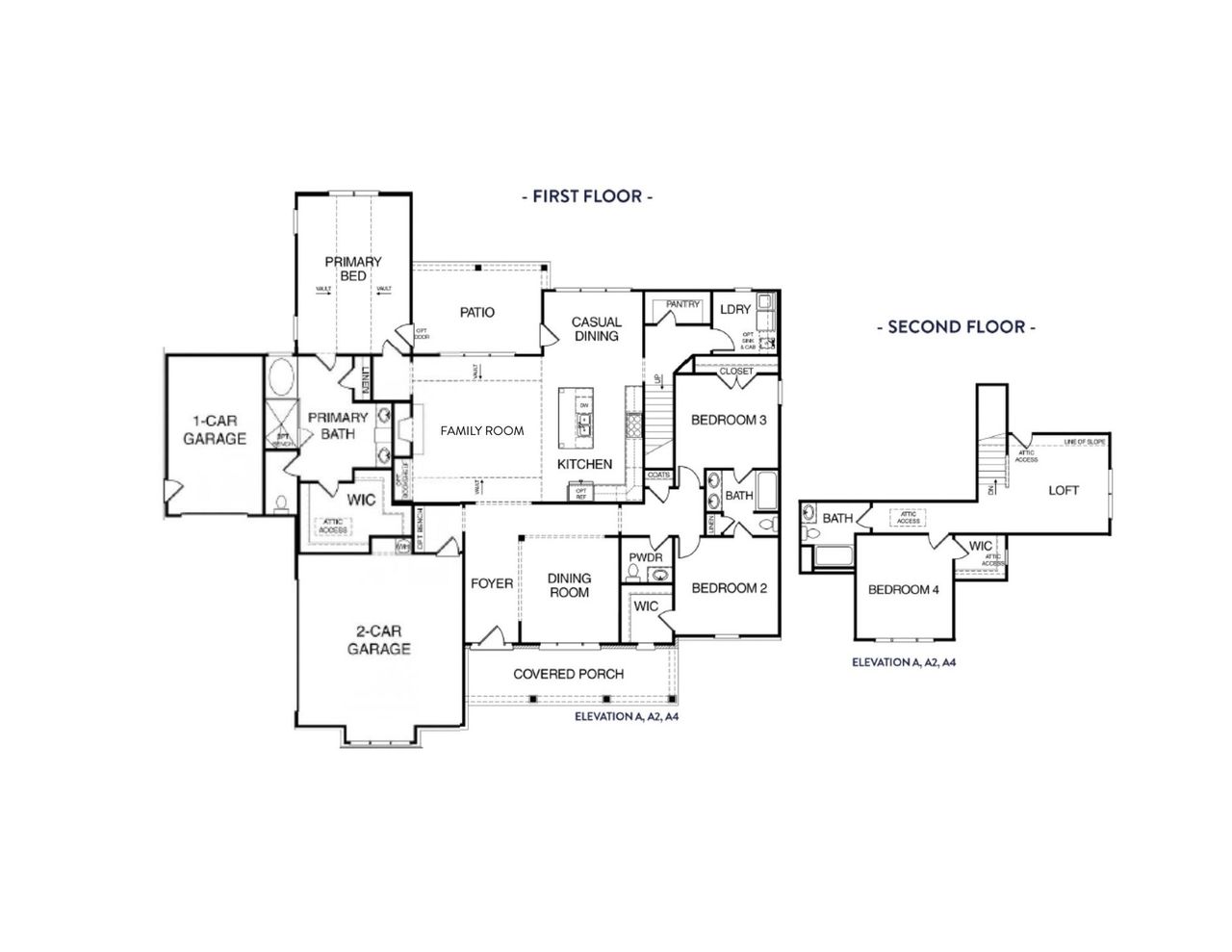 2D floor plan layout of this home in St. Regis, Oxford, GA (Image 2).