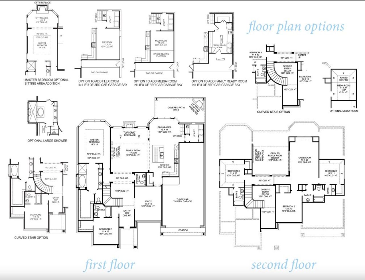 2D floor plan layout for the Oxford 3600 by J. Patrick Homes in Colton, Montgomery, TX (Image 2). 2D floor plan layout for the Oxford 3600 by J. Patrick Homes in Colton, Montgomery, TX (Image 2).