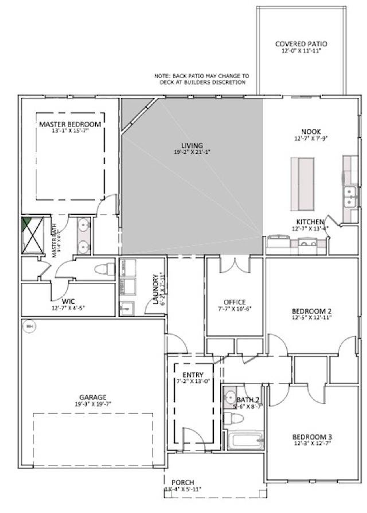 2D floor plan layout of this home in New Prospect Haven, Inman, SC (Image 2). 2D floor plan layout of this home in New Prospect Haven, Inman, SC (Image 2).