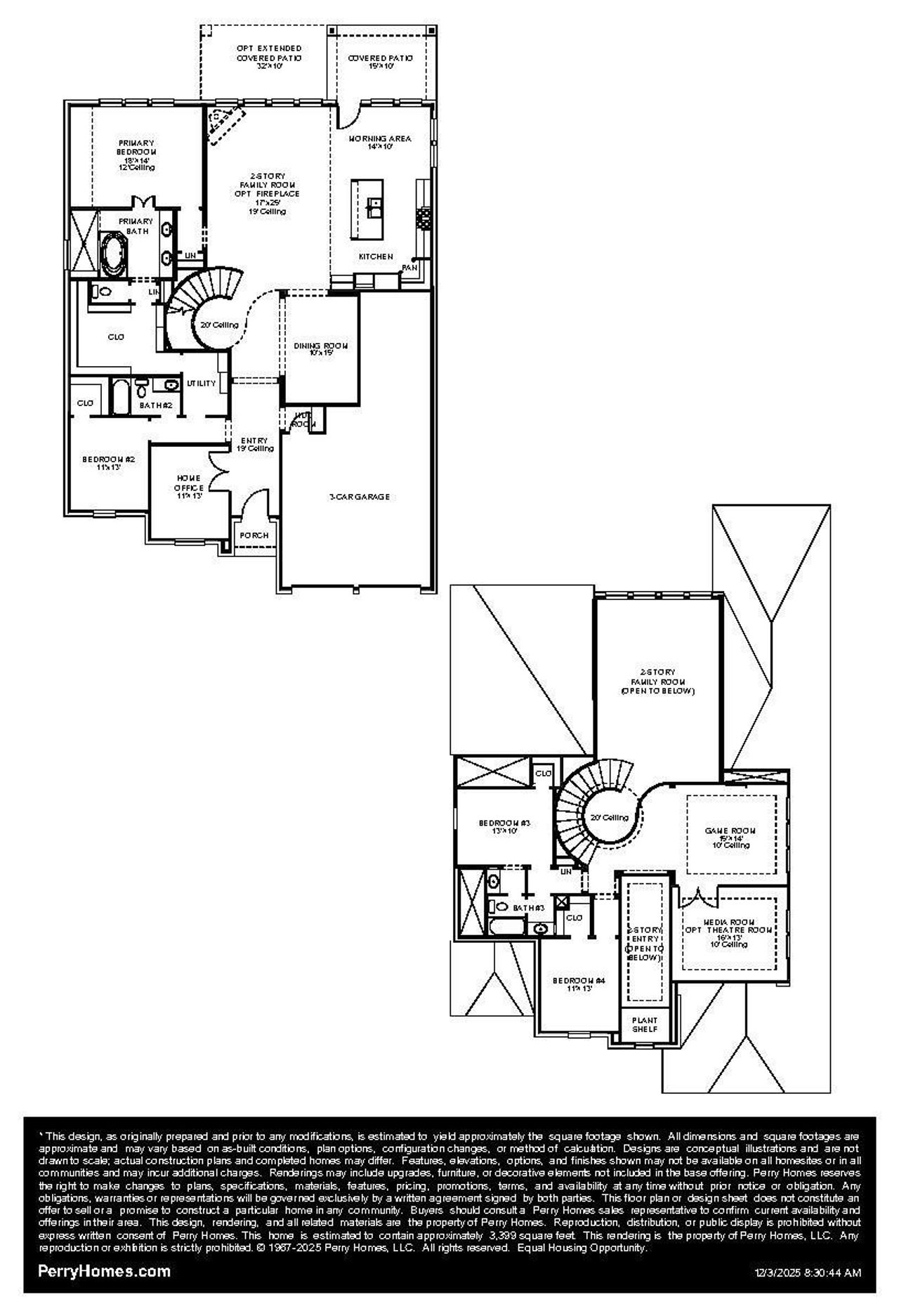 2D floor plan layout of this home in Briarley, Montgomery, TX (Image 2). 2D floor plan layout of this home in Briarley, Montgomery, TX (Image 2).