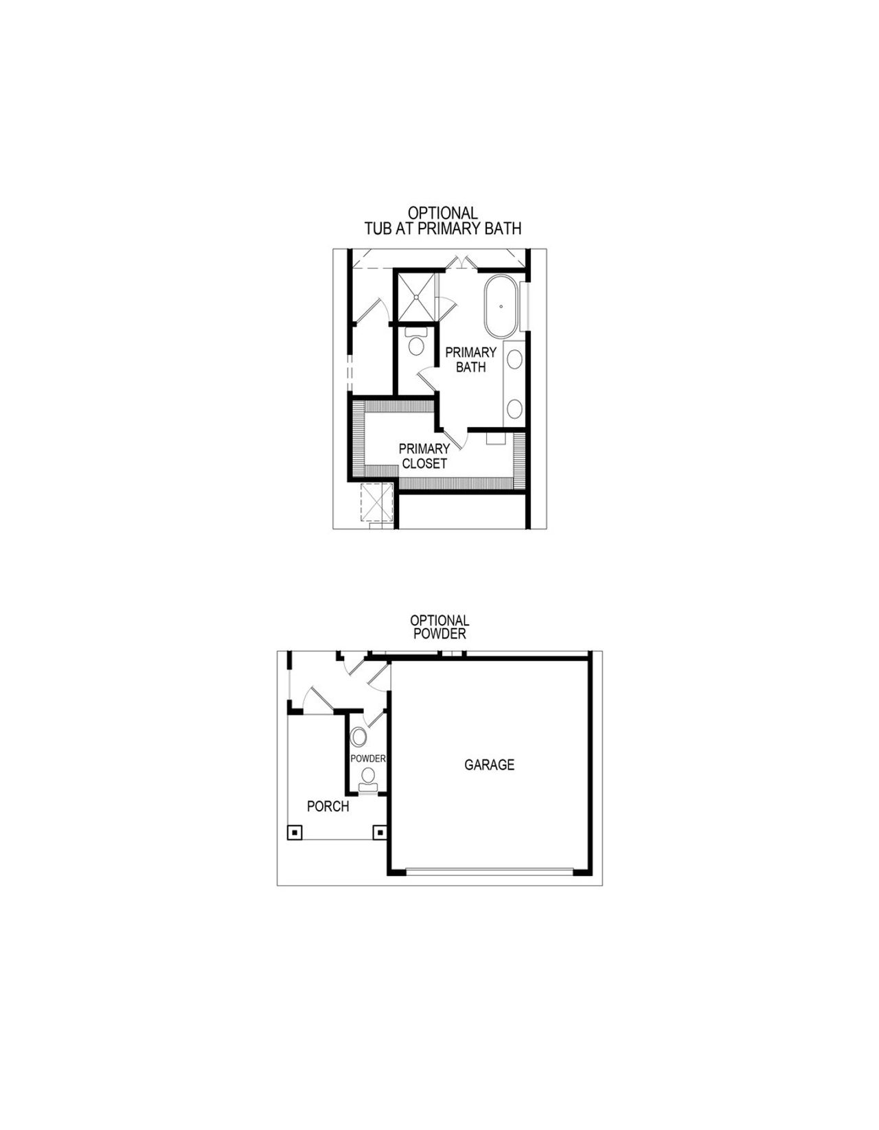 2D floor plan layout of this home in Tabor Ranch, Ponder, TX (Image 2).