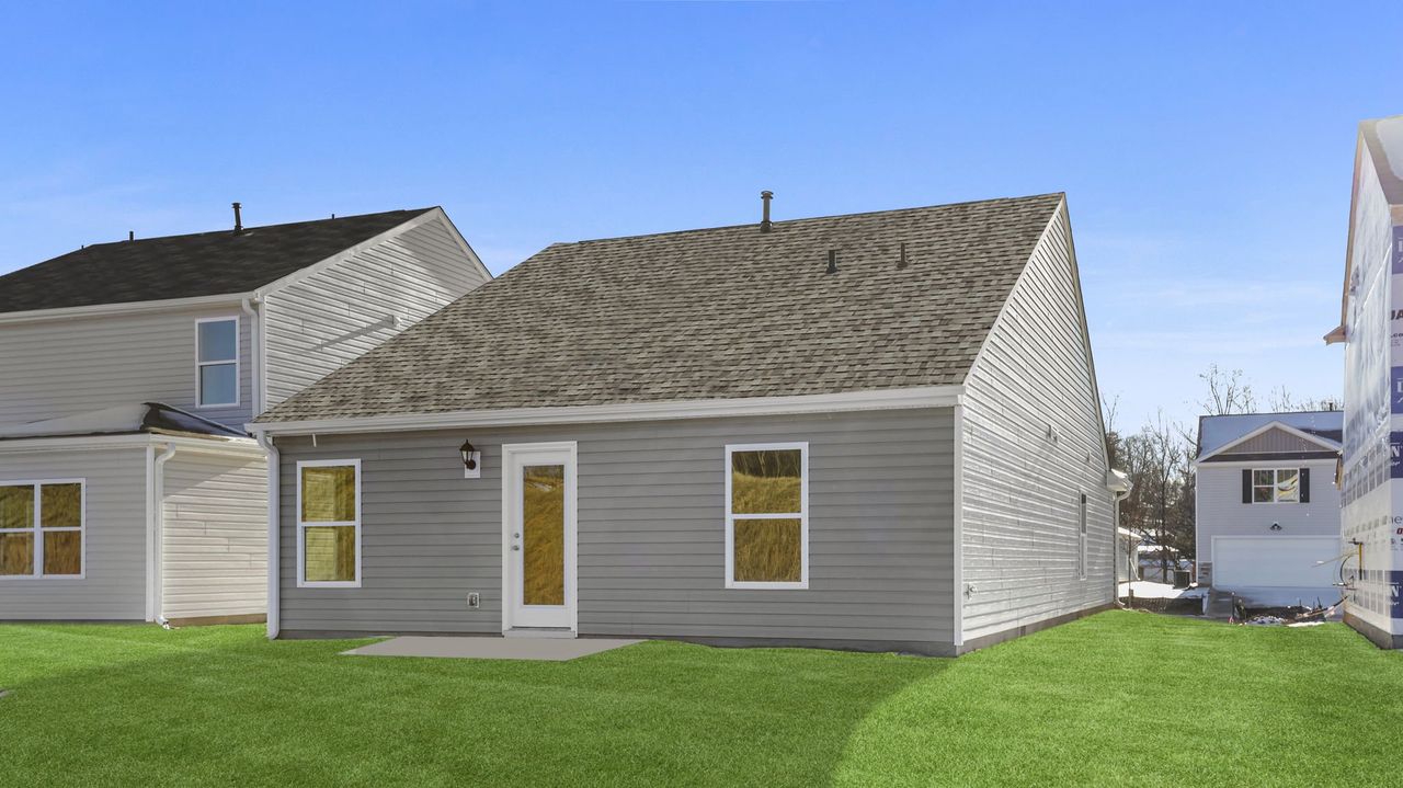 Exterior details and patio area of a home in Cloverdale Hills, Piedmont (Image 2).