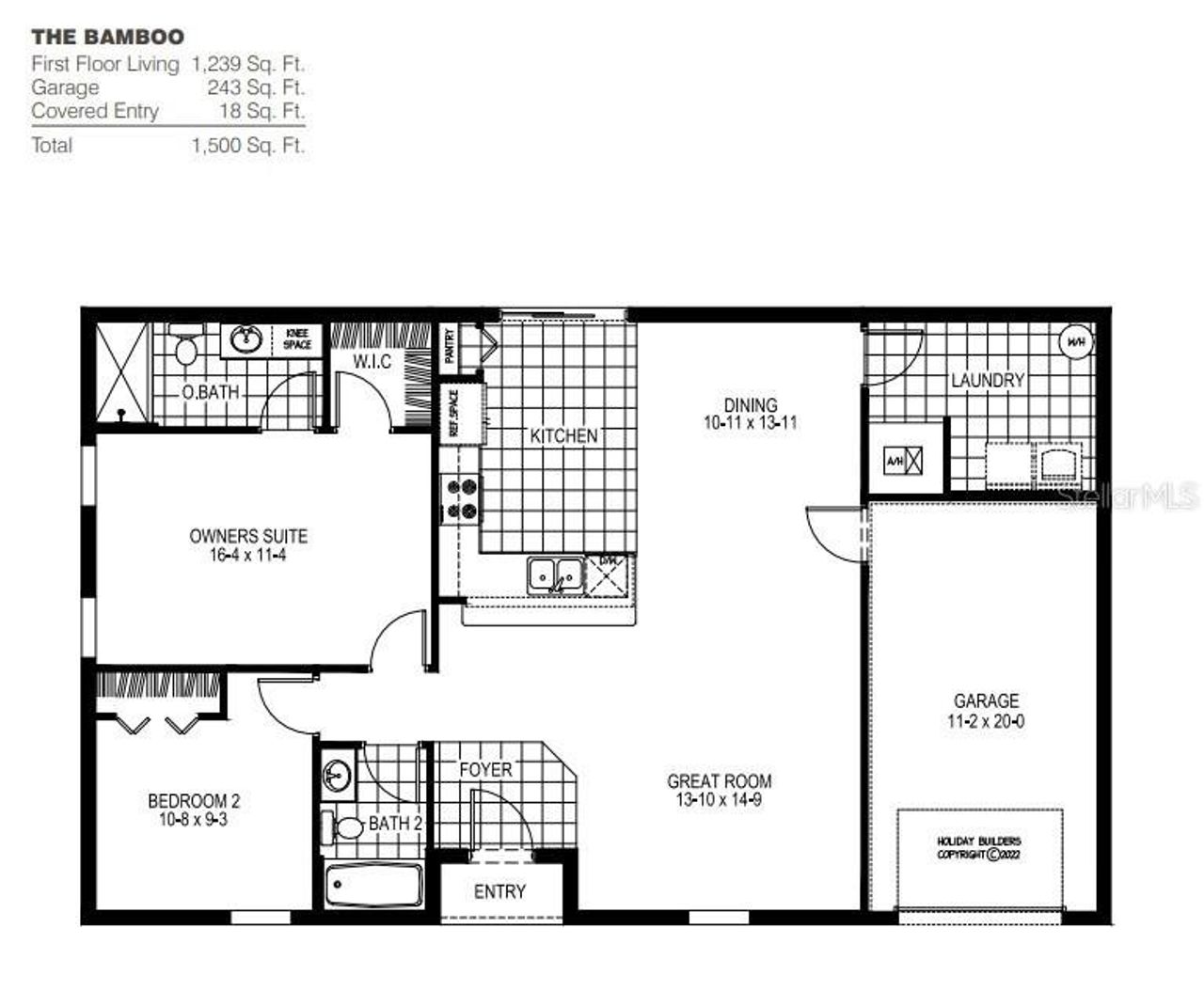 2D floor plan layout of this home in , North Port, FL (Image 2).