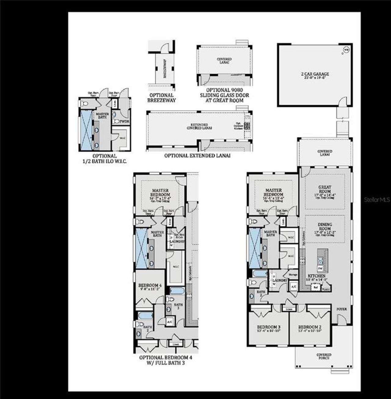 2D floor plan layout of this home in , St. Cloud, FL (Image 2).