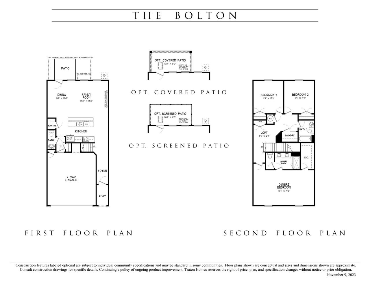 Bolton Floor Plan Bolton Floor Plan