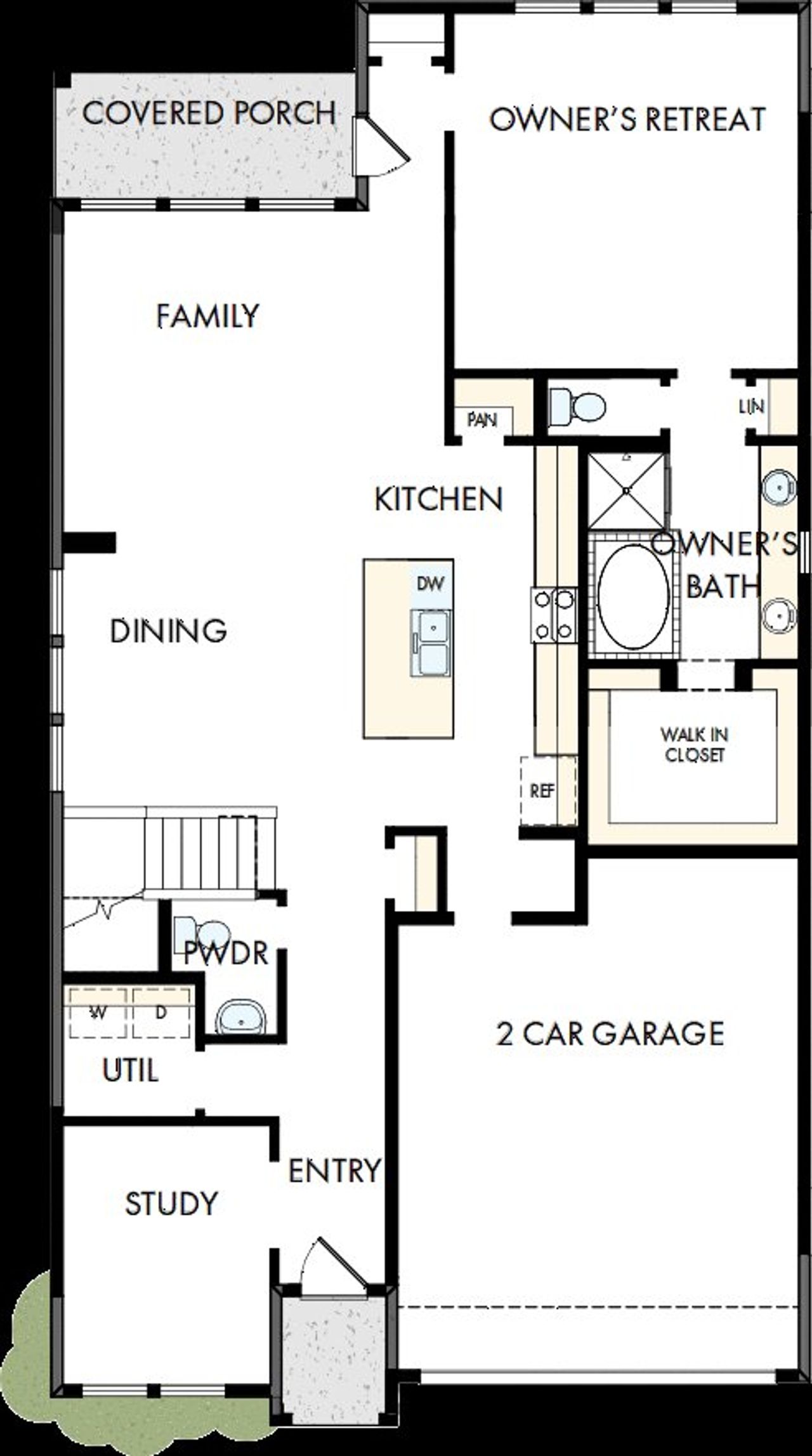 2D floor plan layout of this home in Jubilee, Hockley, TX (Image 2).