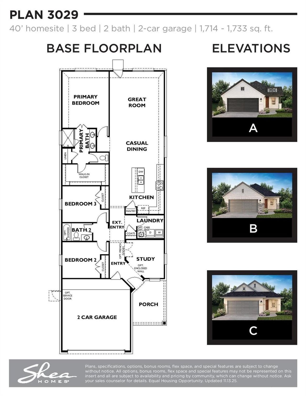 2D floor plan layout of this home in , Magnolia, TX (Image 2).