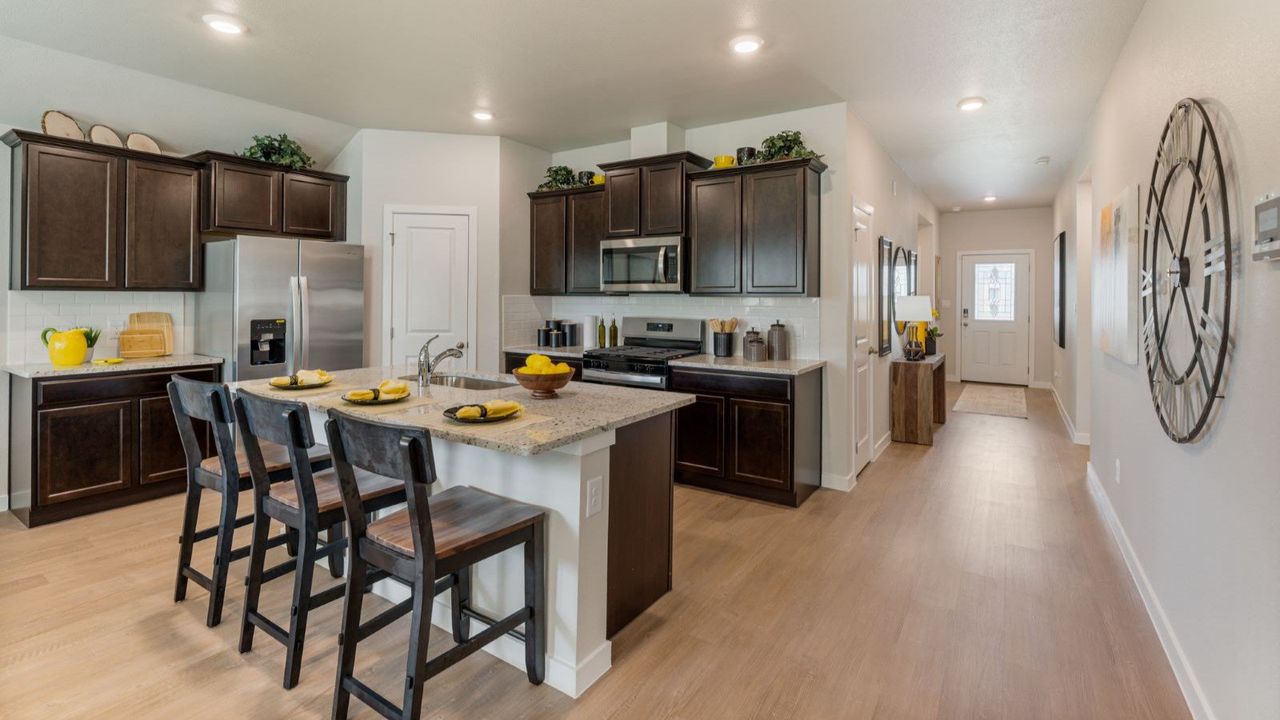 Furnished interior view inside a new home in Woodside, Corpus Christi (Image 2).