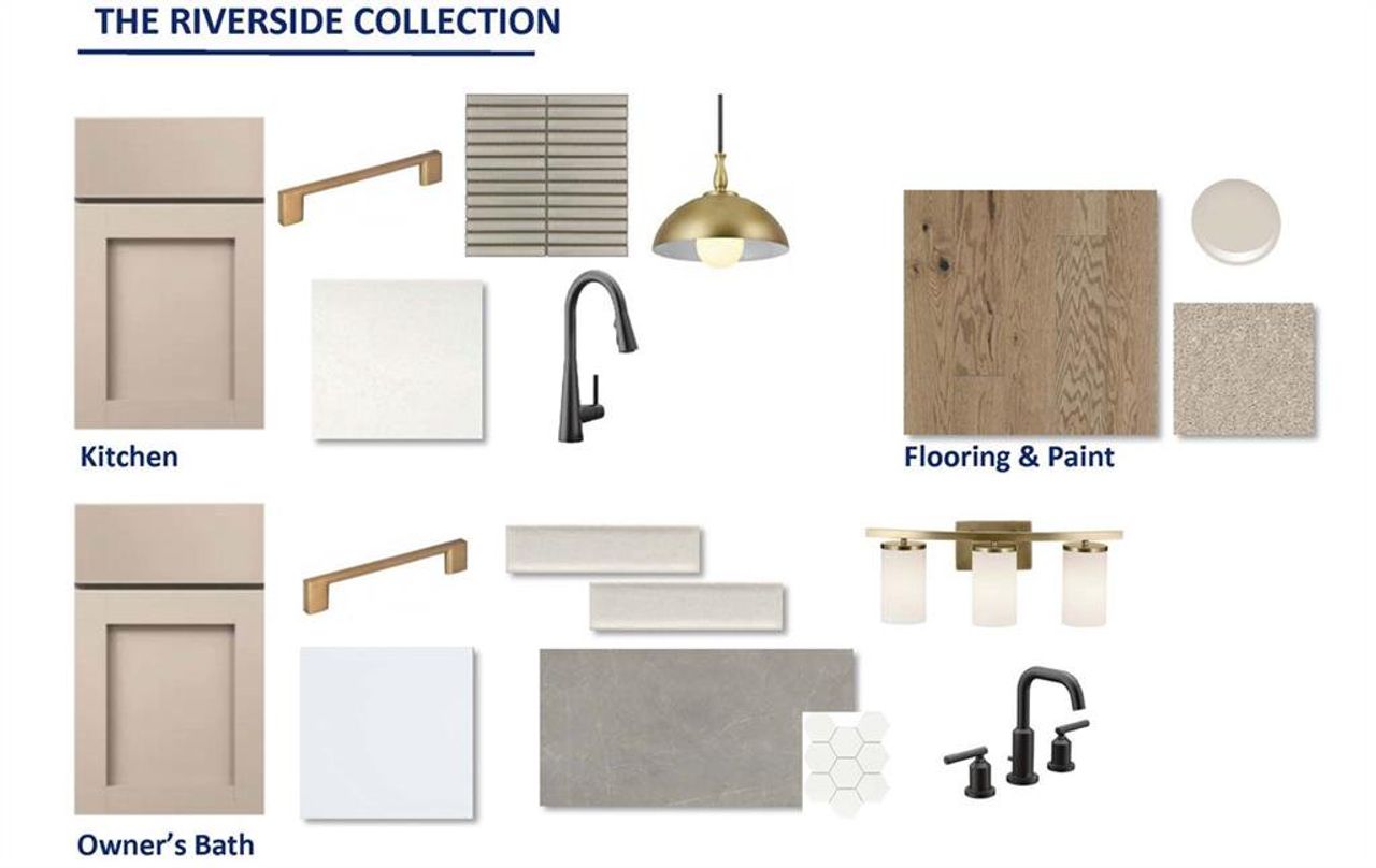 Sample of building materials used in homes in Havencroft, Woodstock (Image 2).