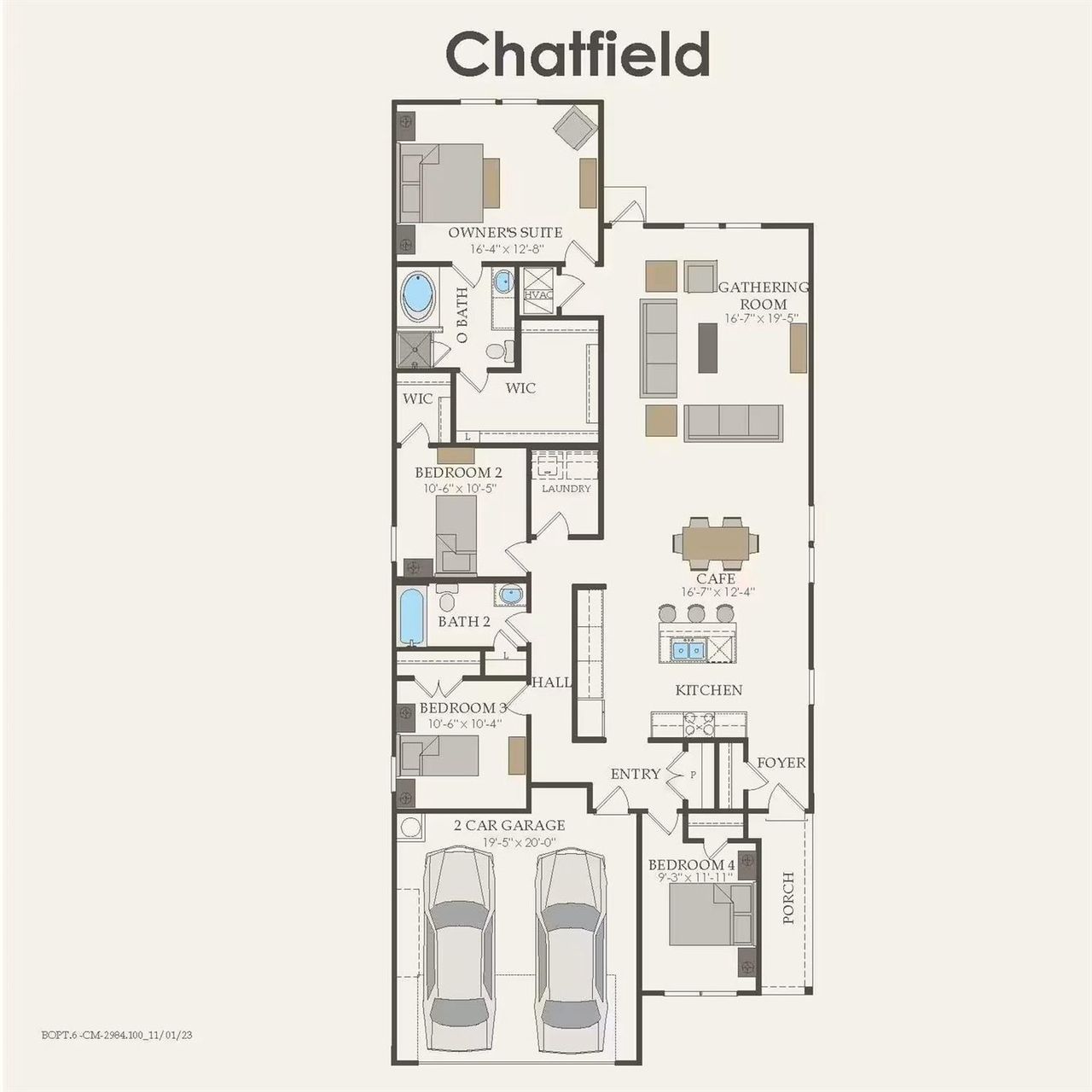 2D floor plan layout of this home in Stokesbury, Waller, TX (Image 2). 2D floor plan layout of this home in Stokesbury, Waller, TX (Image 2).